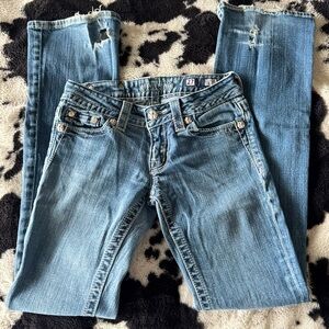 Miss Me Blue Boot Cut Jeans Classic Style